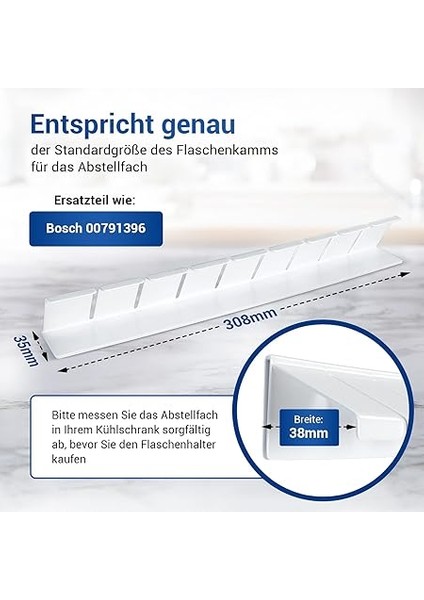 Şişe Tutucu Şişe Tarağı Yedek Bosch Siemens 00791396 Için Saklama Bölmesi 308 x 35 mm Şişe Tutucu Tarak Şişe Tutucu Askı Tutma Tarağı Kapı Bölmesi Buzdolabı Dondurucu Için fırsatları
