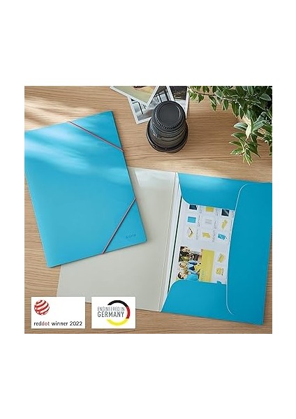 Cosy Soft Touch Lastik Kilitli Dosya, A4, Mavi modelleri