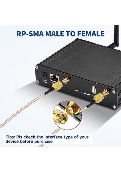 Rp-Sma Konnektörü Rp-Sma Soket Kablo 60 cm RG316 Wifi Anten Uzatması Koaksiyel Kablo (2 Adet) Kablosuz Mini Pcı Express Pcıe Ağ Kartları Için Wifi Adaptör Wifi Yönlendirici Gateway indirimleri