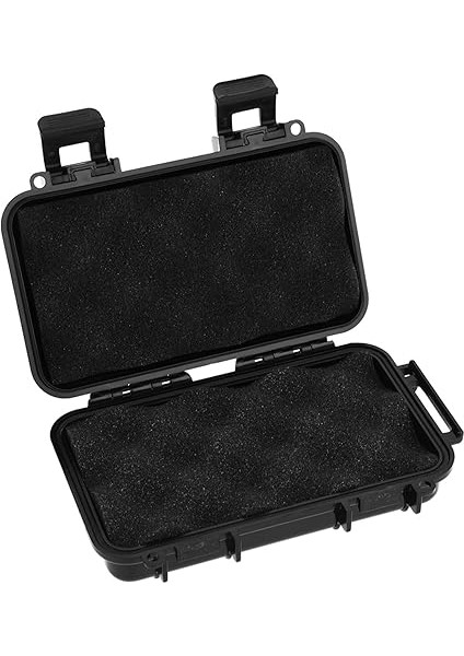 Küçük Elektronik Cihazlar Için Şok Emici Pedli Dış Mekan Darbeye Dayanıklı Su Geçirmez Mühürlü Kutu, C Profesyonel Dış Mekan Hayatta Kalma Saklama Kutusu, (Model A Dış Boyutlar: modelleri