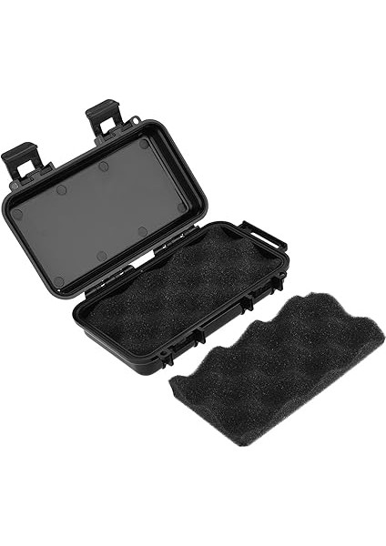 Küçük Elektronik Cihazlar Için Şok Emici Pedli Dış Mekan Darbeye Dayanıklı Su Geçirmez Mühürlü Kutu, C Profesyonel Dış Mekan Hayatta Kalma Saklama Kutusu, (Model A Dış Boyutlar: indirimleri