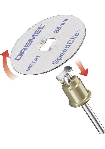SC456 Ez Speedclic Metal Kesme Diski, 38 Mm, 5'li fırsatları