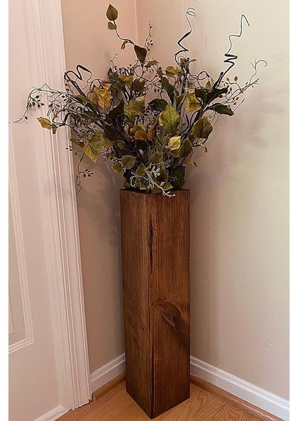 Ahşap Saksı, Çiçek Saksısı, Ev Dekorasyonu