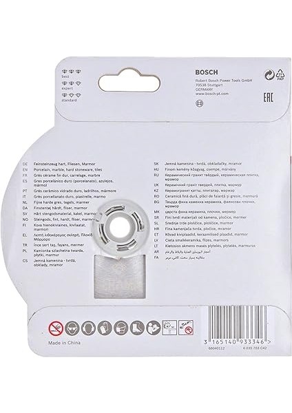 Professional Elmas Kesme Diski Standart (Seramik, X-Lock, Ø110 Mm, Delik Çapı: 22,23 Mm) modelleri