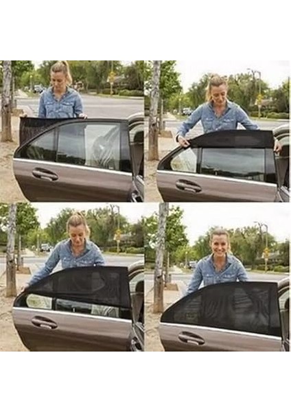 Oto Güneşlik Perde Araba Yan Cam Perdesi Önleyici Araç Içi Güneşliği Için Güneş Sinekliği Arka Koltuk Örtü Koruyucu indirimleri