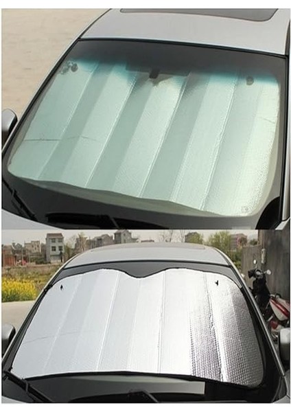 60X130CM Baloncuklu Araba Ön Cam Güneşlik Oto Güneşlik Perde Küçük Ön Cam Güneşlik fırsatları