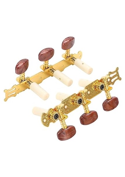 Klasik Gitar Akort Mandalları, Mekanik Seti, Hassas Konumlandırma, Sağlam ve Dayanıklı, Klasik Gitar Severler Için, Altın modelleri