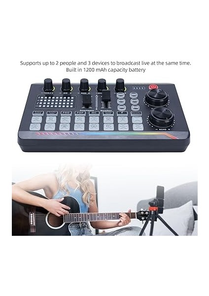 Ses Kartı Ses Mikseri, Dj Mikser Efektleri ile Podcast Ses Arayüzü, Karaoke Canlı Akış Kaydı Oyunları Için Ses Efektleri ile Ses Değiştirici modelleri