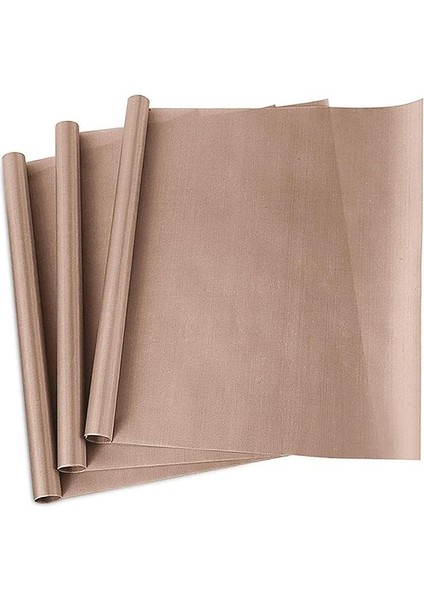 Ht 3 Paket Ptfe Teflon Levha Isı Basın Transfer Sayfası Yapışmaz 16 x 20 Inç Isı Transfer Kağıdı Yeniden Kullanılabilir Isıya Dayanıklı El Sanatları Mat