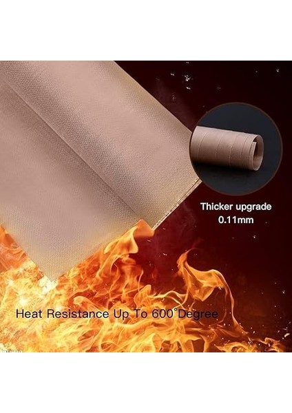 Ht 3 Paket Ptfe Teflon Levha Isı Basın Transfer Sayfası Yapışmaz 16 x 20 Inç Isı Transfer Kağıdı Yeniden Kullanılabilir Isıya Dayanıklı El Sanatları Mat fırsatları