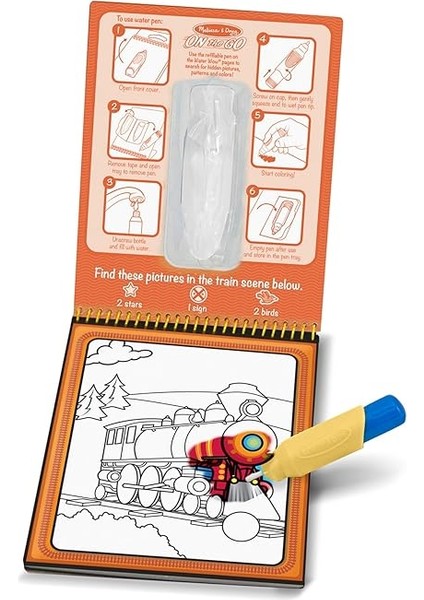 &amp; Doug - Water Wow Su ile Boyama Kitabı Araçlar (15375) fırsatları