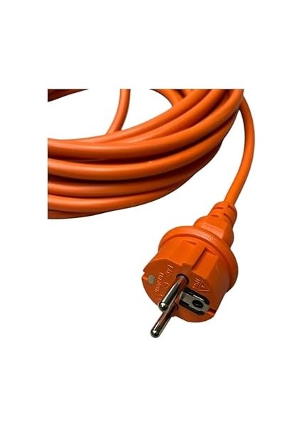 Metre Seyyar Uzatma Kablosu – 3x1.5mm² Kablo, IP44 Koruma, Turuncu Renk, Fransız Tipi Fiş, 250V/16A, Dış Mekan Uyumlu Bylion fırsatları