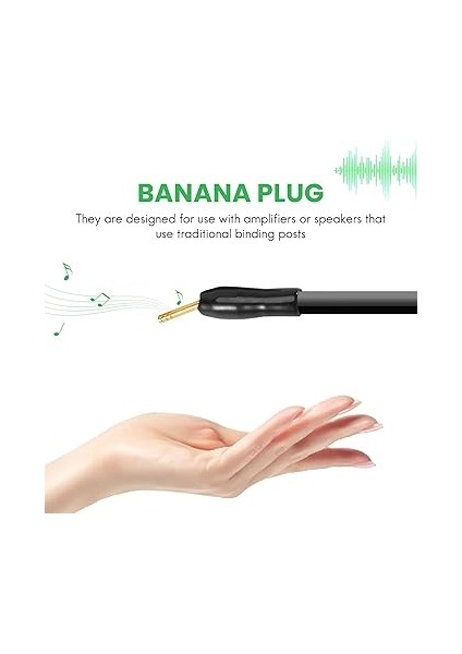 10-Pair 2mm Banana Plug Pin Vida Tipi, Hoparlör Kablosu Konektörü Bakır Altın Kaplama fırsatları