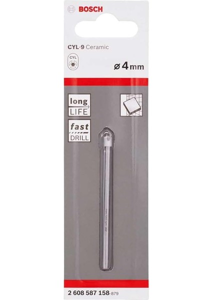 Professional Accessories Matkap ve Kırıcı Delici Uçları, Taş ve Beton, Gri, 4 Mm, 1 Adet modelleri