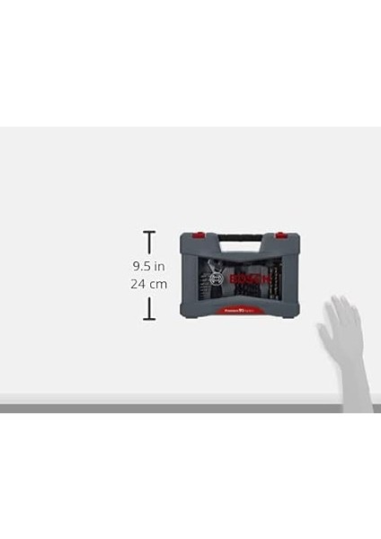 Professional 91 Parça Uç ve Matkap Ucu Birinci Sınıf X-Line Seti (Beton Matkap Ucu, Fayans Matkabı, Evrensel Tutucu, Derinlik Durdurucu, Ingiliz Anahtarı, Sağlam Çanta Içinde, Aksesuar Matkap) fırsatları