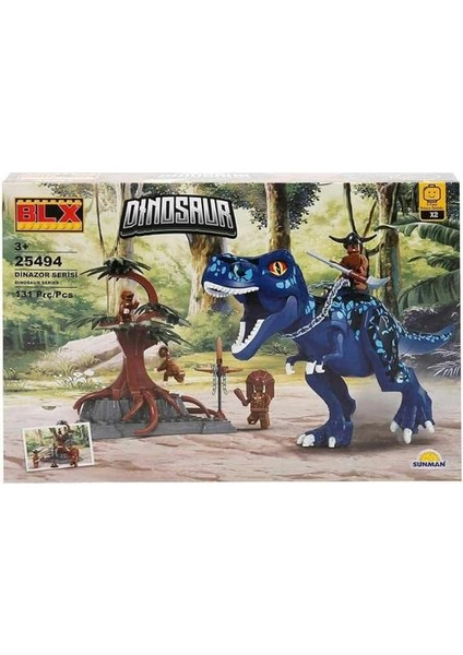 Blx Dinosaur Dinozor ve Savaşçılar 131 Parça 25494