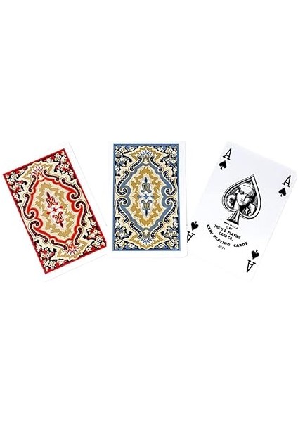 Angora Kem Kutulu Plastik Iskambil Oyun Kartı Çift Deste - Plastic Playing Cards Double Deck (Siyah) fırsatları