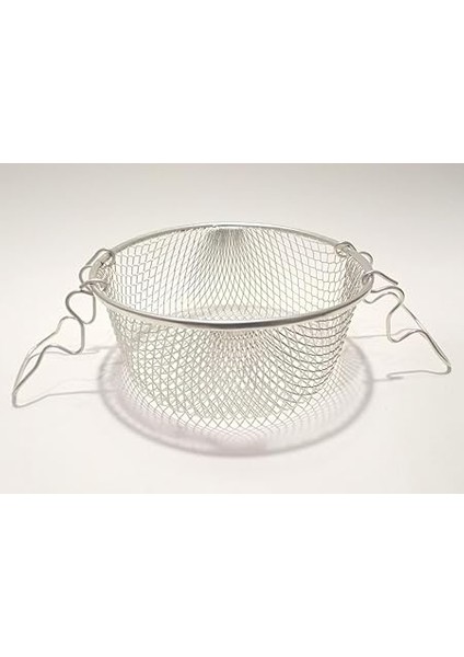 Paslanmaz Çelik 20CM Fritöz Sepeti Fonksiyonel Çift Kulp Kızartma Teli Pratik Cips Kevgiri modelleri