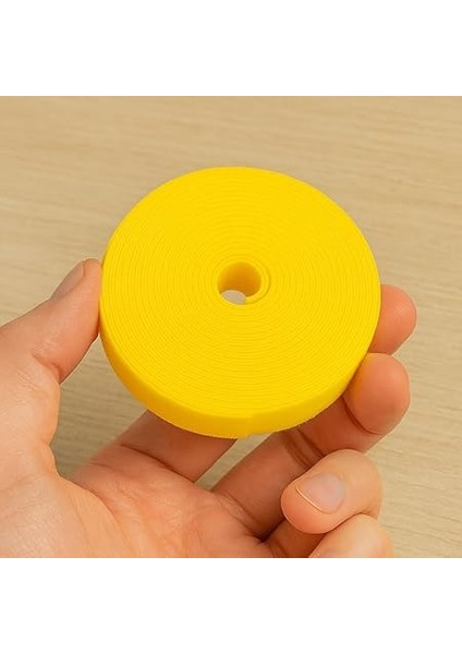 Cırt Cırt Sabitleyici Kablo Düzenleyici - 5 Metre x 1cm | Kolay Kullanım, Bahçe ve Ev Için Pratik Çözüm (Sarı) fiyatları