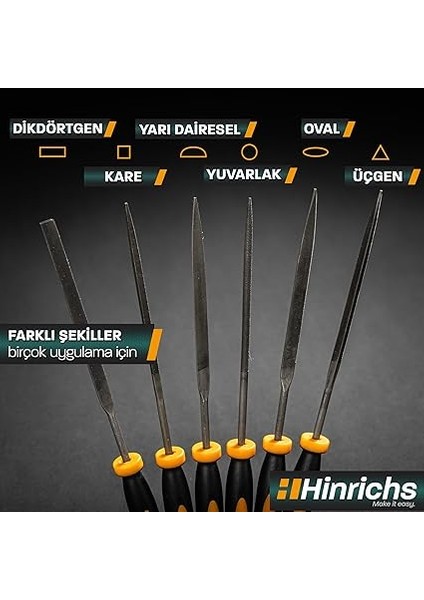 Metal ve Ahşap Dosya Seti 13 Parça - Kutu Içeriği: 6x Elmas Eğe, 6x Çelik Eğe, 1x Çelik Fırça - Profesyonel Eğe Seti, Mini Eğe Seti, Anahtar Eğe Seti, Iğne Eğe Seti, Ahşap Törpü fırsatları