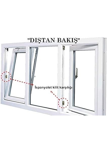 Pimapen Pencere Ispanyolet Karşılığı, Kilit Karşılığı Zamak Pencere Tamir (02 Pakpen) fiyatları