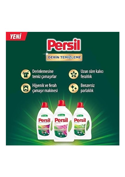 Power Jel Derin Temizleme Plus Gülün Büyüsü 26 Yıkama Sıvı Çamaşır Deterjanı 1 x 1690 ml indirimleri