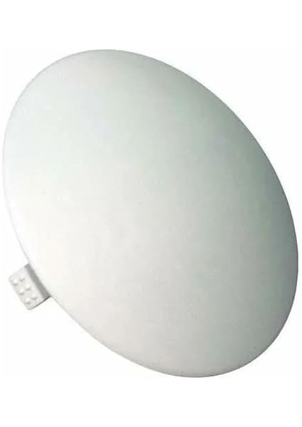 Bombeli Buat Kapak | 9 cm Plastik Lüks Buat Kapağı Beyaz | LBK.0992 Elektrik Tesisat Kapağı indirimleri