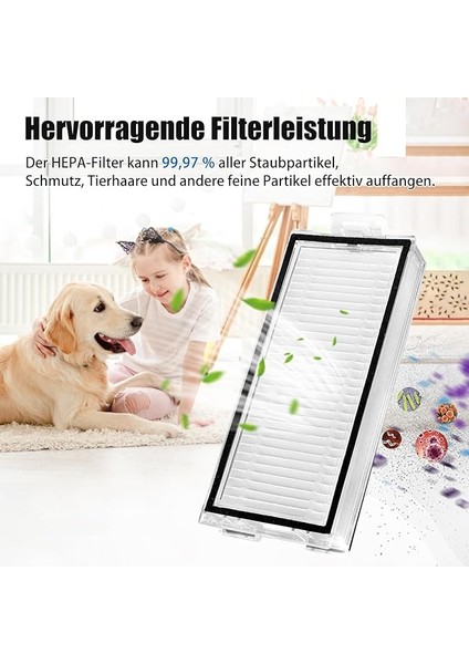 4 Adet Filtre Hepa Xiaomi Roborock Q7/ Q7+/q7 Max/ Q7 Max + Robot Süpürge Yedek Yedek Aksesuarları modelleri