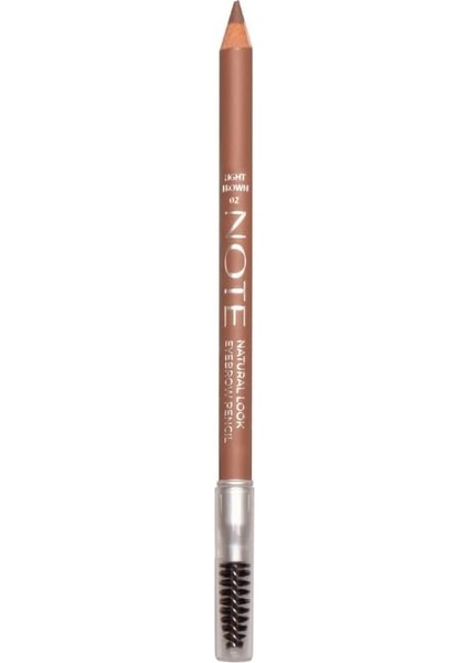 Natural Look Eyebrow Pencil 02 Light Brown Kaş Kalemi, Kahverengi