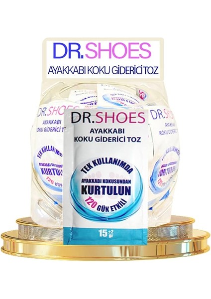 3 Adet Ayak Koku Giderici - Ayakkabı Koku Giderici Toz 120 Gün Etkili - Dr.shoes ile Ayak Kokusuna Elveda Deyin