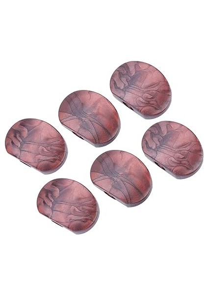 6 Adet Gitar Akort Mandalları Akort Peg Düğmeleri, Tuner Düğmeleri Düğmeler Akrilik Makine Kafaları Topuzlar Akustik Elektro Gitar Için 6 Adet Vida ile (Oval Kahverengi Akik) fiyatları