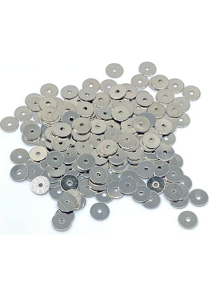 Gümüş Metal Pul (10 Gram) 6 mm