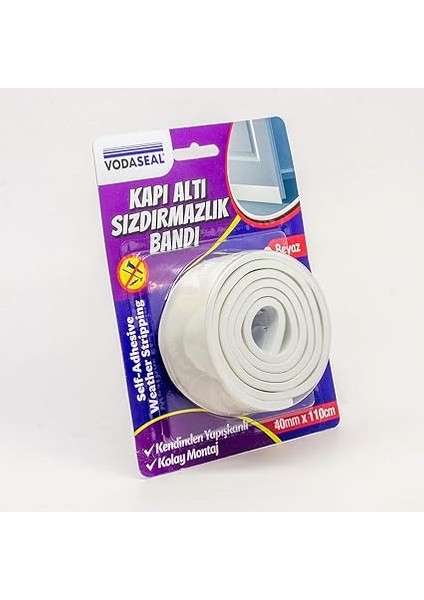 Kapı Altı Sızdırmazlık Bandı 40MMX110CM, Beyaz indirimleri