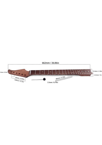 Wenge Elektro Gitar Boyunu, Wenge, 22 Perdeler Yedek Parça, Suhr St Için Müzik Enstrümanı, Elektro Gitar Uyumlu fırsatları
