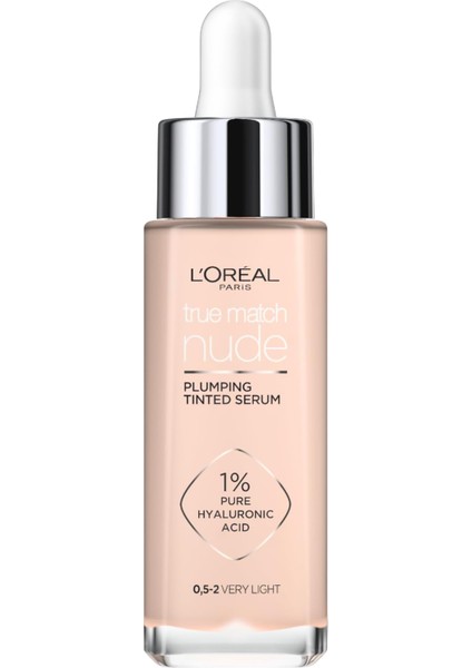 Parıs True Match Nude Serum Fondöten 30 ml - 0.5-2 Very Light