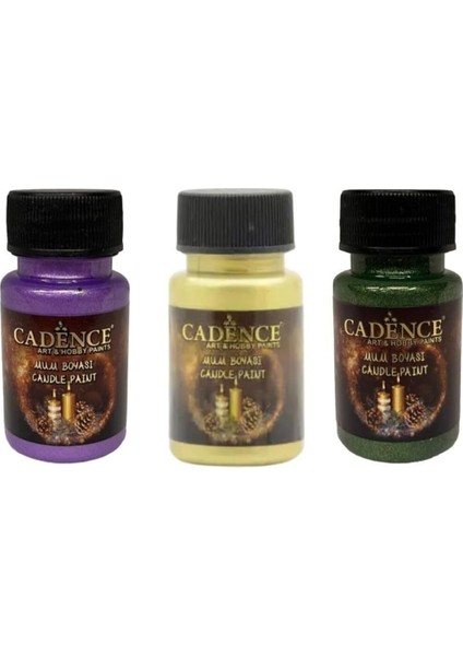 Mum Boyası 50ML 3lü Set Çok Renkli Tek Ebat
