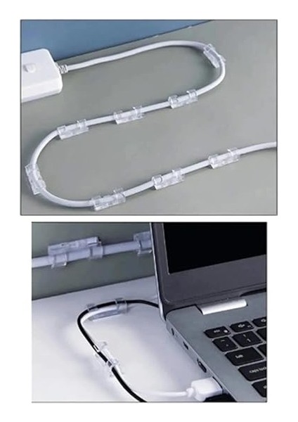 Concept Kablo Sabitleyici Klipsler 20 Adet Kablo Düzenleyici Duvar Fayans Cam Yapışan Kablo Tutucu Yapışkanlı Kablo Düzenleyici Sabitleyici Klipsler 20 Adet indirimleri