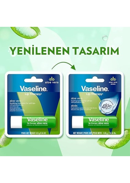 Lip Therapy Dudak Bakım Kremi Aloe Vera 4.8 gr indirimleri