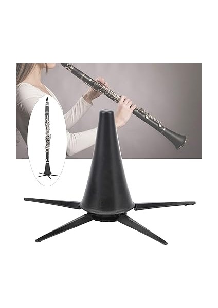 Katlanabilir Klarnet Standı, 5 Ayaklı Tutucu, Üfleme Enstrümanları Için Taşınabilir Tutucu, Klarnet ve Obua Tutucu ile Uyumlu, Müzik Aletleri Desteği indirimleri