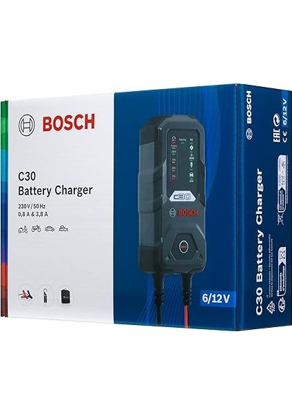 C30 6V &AMP;12V Akü Şarj Cihazı fiyatları