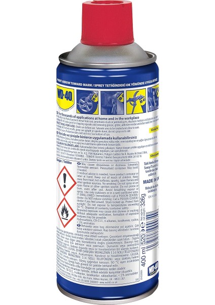 Çok Amaçlı Sıvı, Binlerce Uygulama Için Yağ Çözücü, Pas Sökücü, Makine ve Elektrikli Cihazlar Için Temizleyici ve Koruyucu, 1X400ML fiyatları