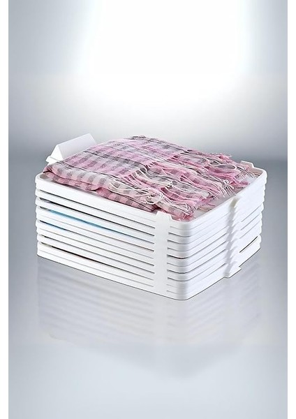 Tişört Düzenleyici - Dolap &amp; Çekmece Içi T-Shirt Düzenleyici, 1 Adet, Beyaz modelleri