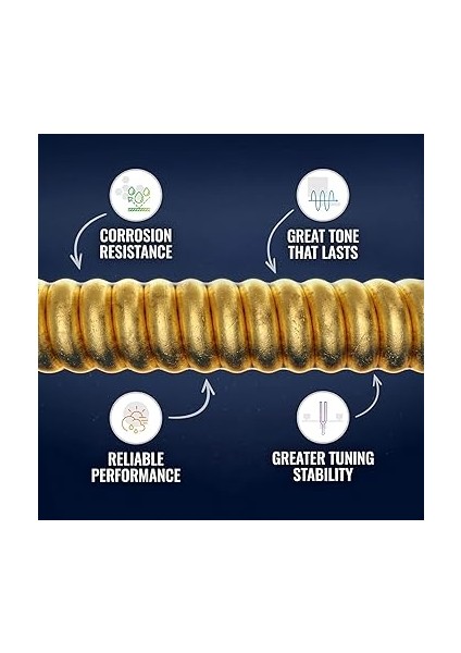 14202 Nanoweb Light 5 Telli Bas Gitar Teli (45-130) fırsatları