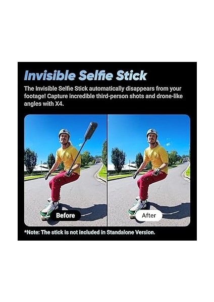 X4 360 Derece 8k Aksiyon Kamera modelleri