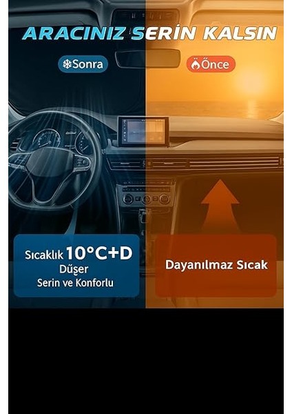 Ön Cam Güneşlik Araba Cam Güneşliği Otomobil Güneşlikleri Araç Gölgelik Oto Ön Cam Güneşliği 78-68 cm 2 Parça modelleri