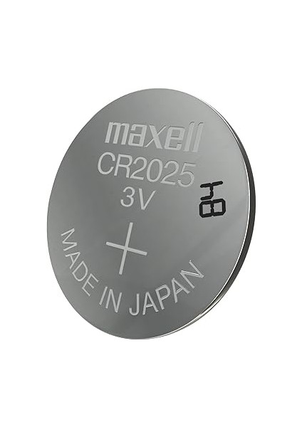 CR2025 Piller, 5 Adet, Lityum, 3 V, 170 Mah, Gri modelleri