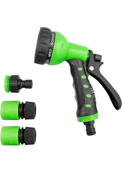 Otomatik 7 Fonksiyonlu Tabanca Seti 3 Bağlantı Adaptörlü Bahçe Sulama Seti 1/2" fiyatları