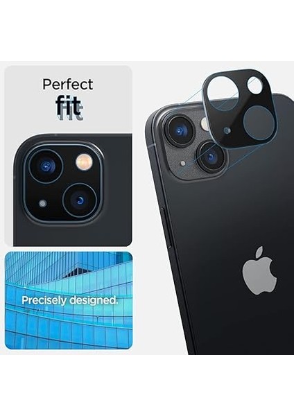 iPhone 14 / 14 Plus Kamera Lens Camı Koruyucu Glas.tr Optik (2 Adet) Black - AGL05274 fırsatları