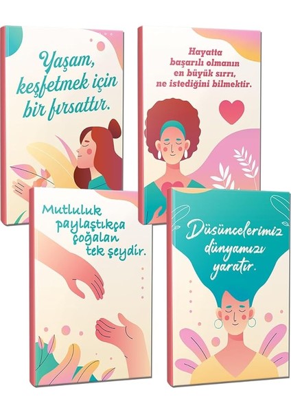 Kelebek Motivasyonel Terapi Defterleri 4'lü Set