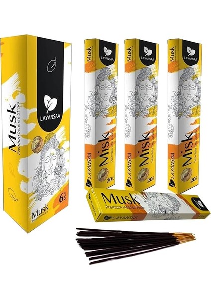 Musk (Misk) Kokusu Özel Aroma Kokusu Agarbatti Arınma Meditasyon 20 Adet 1 Paket Çubuk Tütsü indirimleri